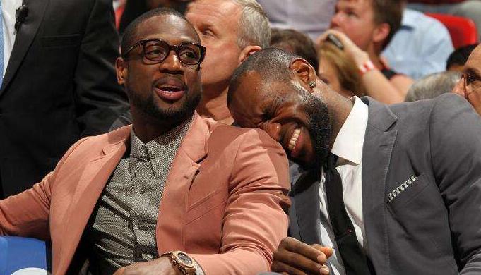 詹韦连线韦德自信回头,詹韦最后一次连线韦德回头