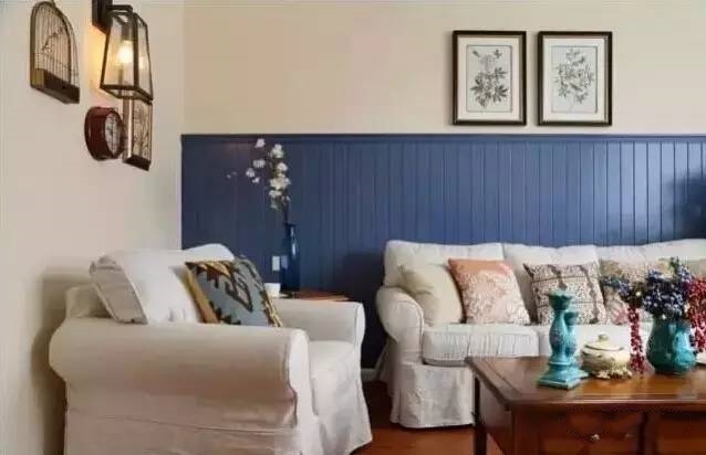 护墙板壁纸效果图,护墙板加壁纸好看吗