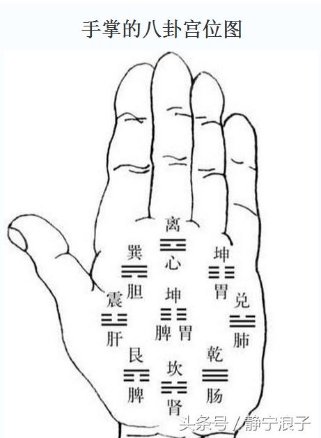 九宫八卦之掌诀图解,八卦九宫怎么推算