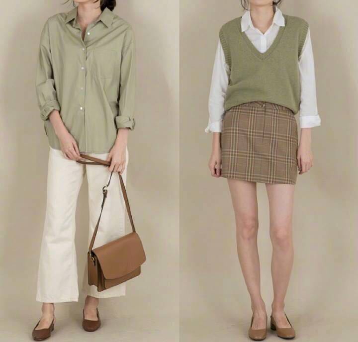 温婉类型秋装,美到爆的秋天穿搭别眨眼