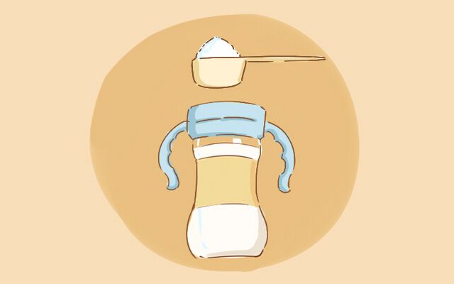 宝宝一喝奶粉就上火,新生儿喝奶粉上火搭配什么一起吃