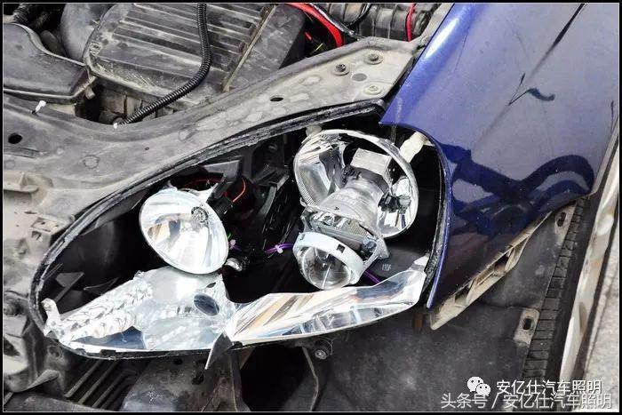速腾改装氙气灯案例,老款速腾用道通如何改氙气灯模式