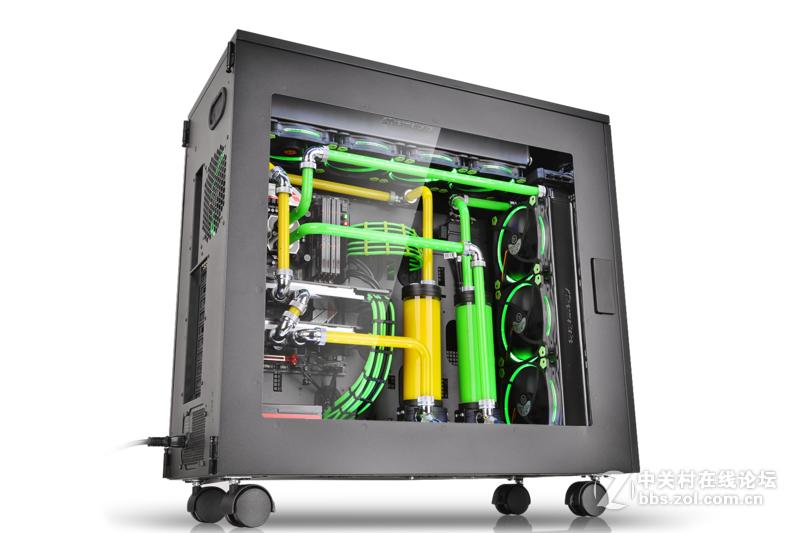 tt100机箱分体式水冷,ttw100机箱评测