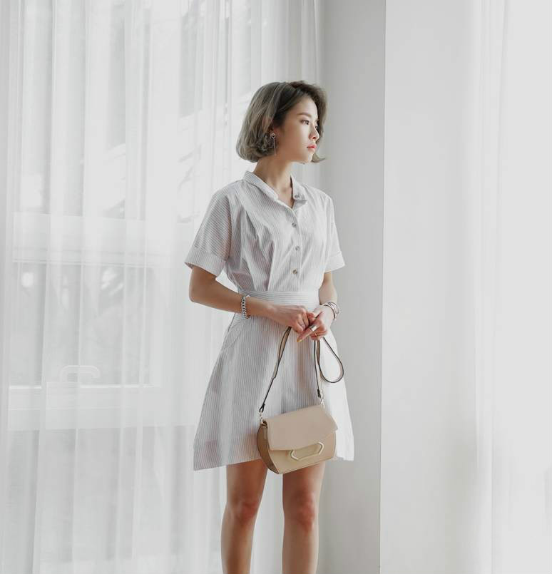 乔妹同款衬衣,乔妹宋仲基白裙