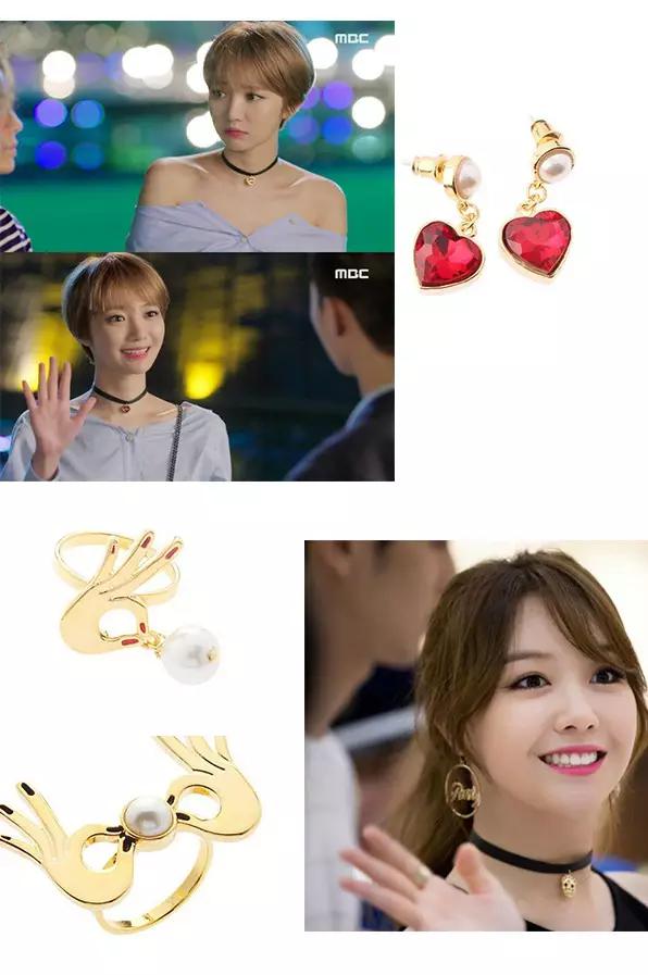 韩剧里的女主都戴什么项链,韩剧女主同款耳环