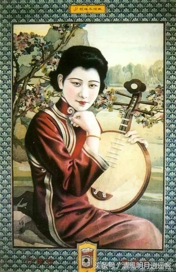 当香烟遇上美女，民国时期的广告海报，难得一见！