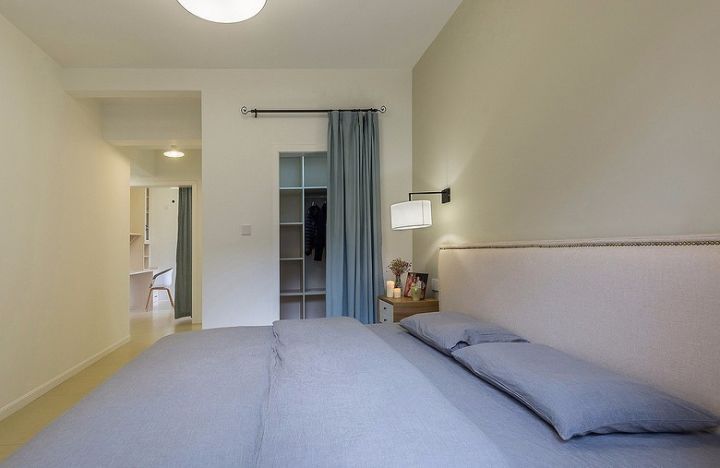 120平现代简约暖色系,120现代简约风三居室图片