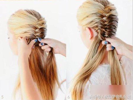 一款简单易学的潮流时尚编发教程,3分钟打造6款简单有气质的编发