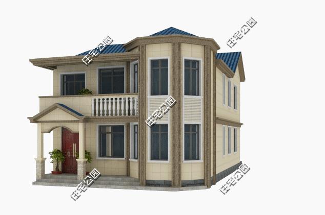 11x8米二层农村小别墅另带柴火房,农村自建房二层小别墅需要多少砖