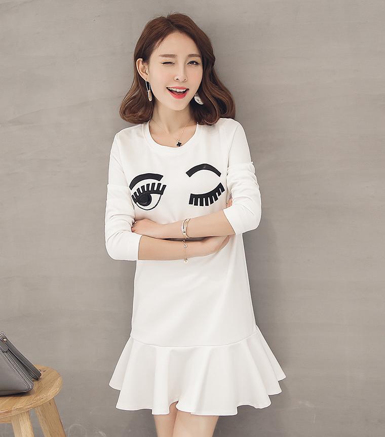 连衣裙大码宽松不收腰,大码冬季慵懒感连衣裙