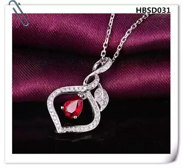 翡翠水滴吊坠款式图片,水滴红宝石吊坠天然彩色宝石正品