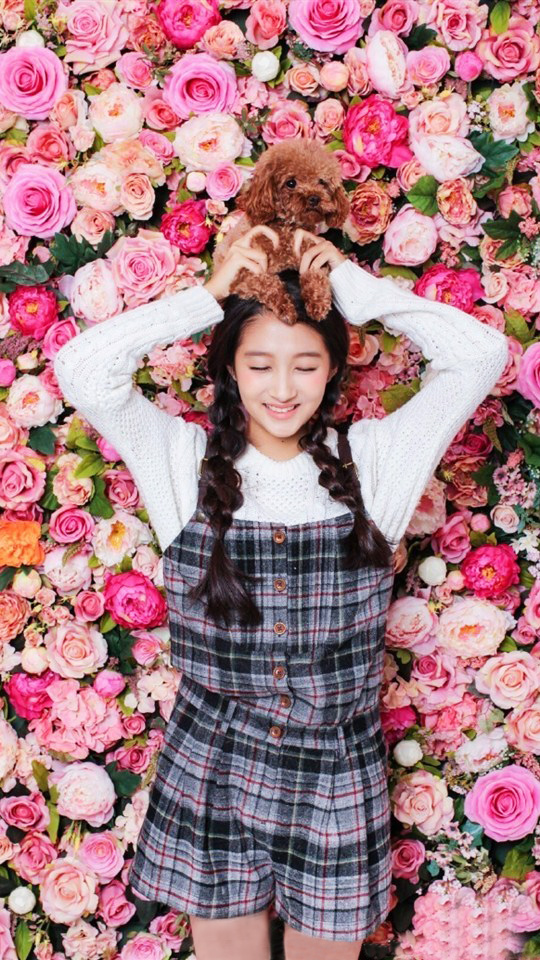 关晓彤惊艳写真照壁纸,鹿晗关晓彤壁纸