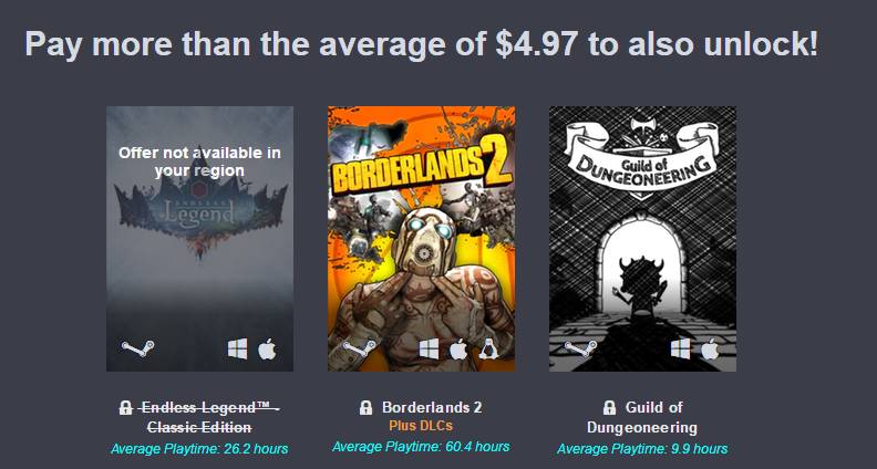 你和成为Steam巨佬之间只差1个7块钱的游戏包！