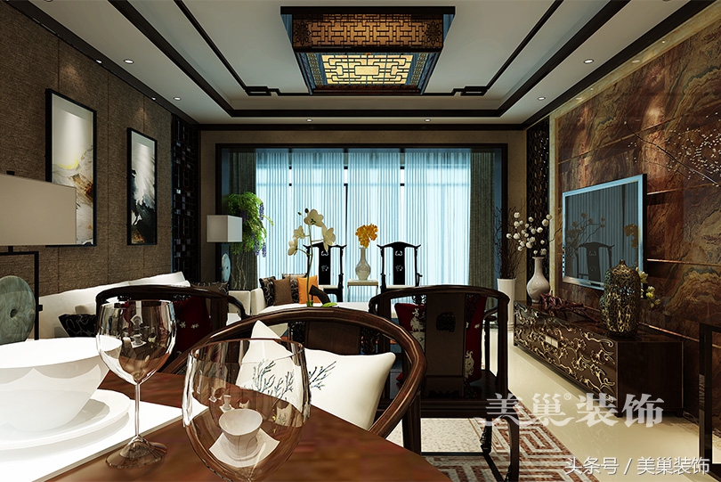 郑州天地湾380平复式新中式，演绎出传统的精髓，展现出内涵风韵