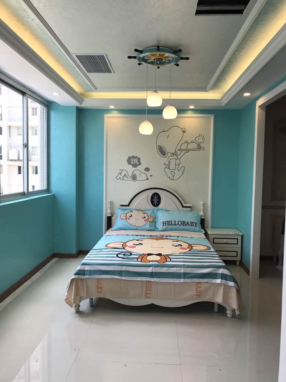 儿童房窗台摆放,婴儿房设计注意事项