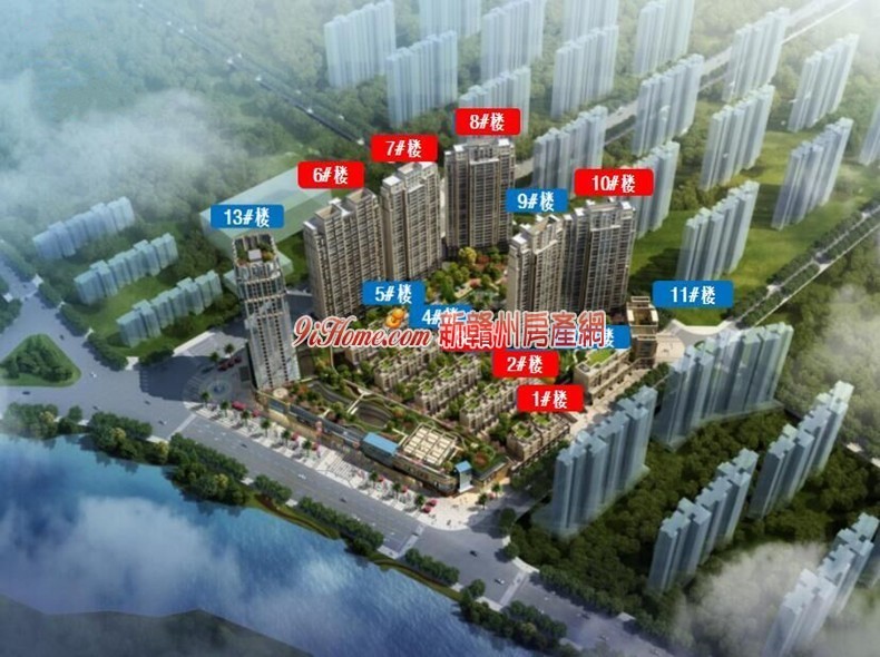 赣州水南十佳楼盘,赣州市好房