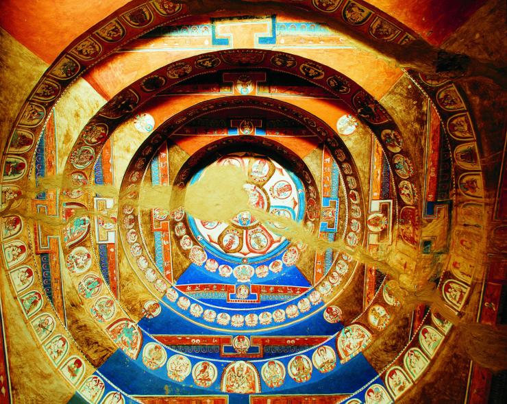 秦汉壁画风格,藏山壁画