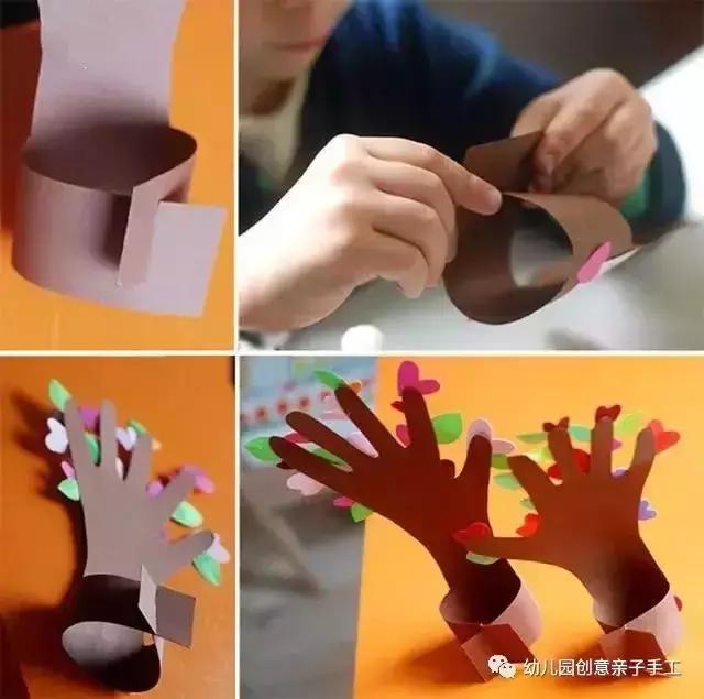 树枝卡纸做的创意手工幼儿园,卡纸手工制作小陀螺