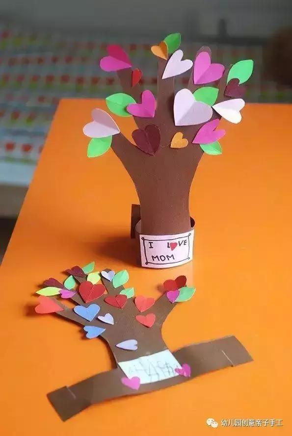 幼儿园圆形卡纸创意手工,幼儿园半立体手工作品圆形卡纸