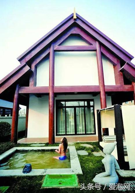 郑州黄帝宫御温泉酒店室外温泉,郑州黄帝宫温泉是真的温泉吗