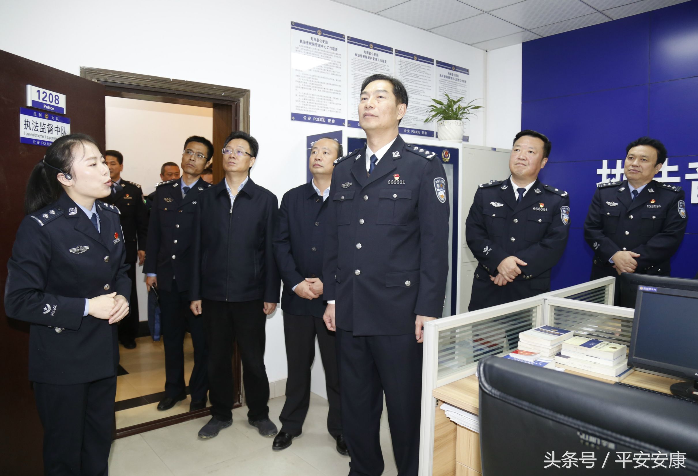 张辉调研全县公安工作,公安部到县公安局调研指导