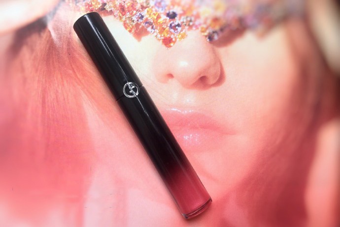 阿玛尼101黑管哑光口红,阿玛尼红管206唇釉深唇试色