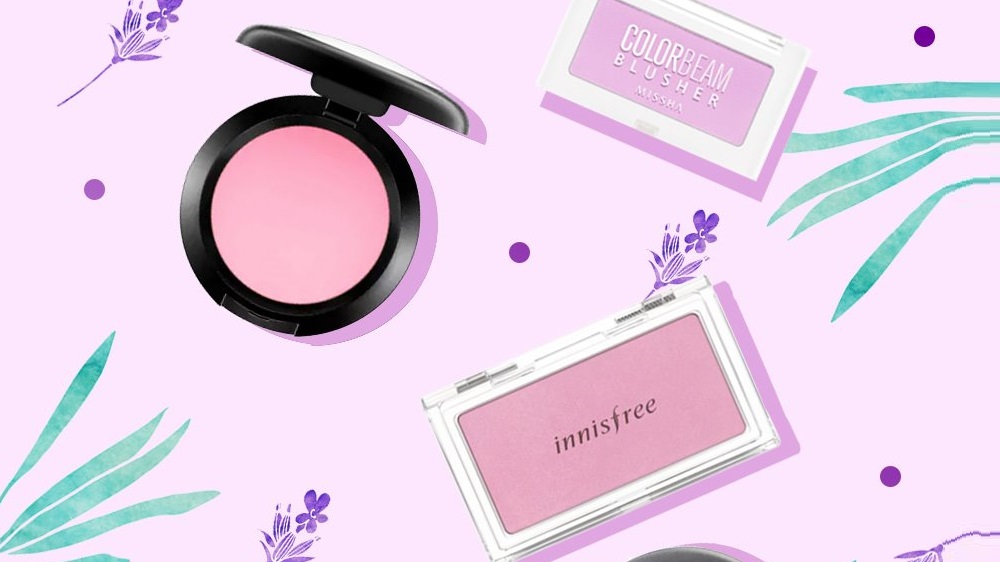 jillleen腮红薰衣草紫,romand融化熏衣草腮红