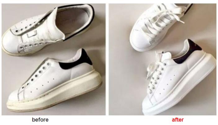 脏鞋变新鞋就这么简单,旧鞋污渍怎么去除
