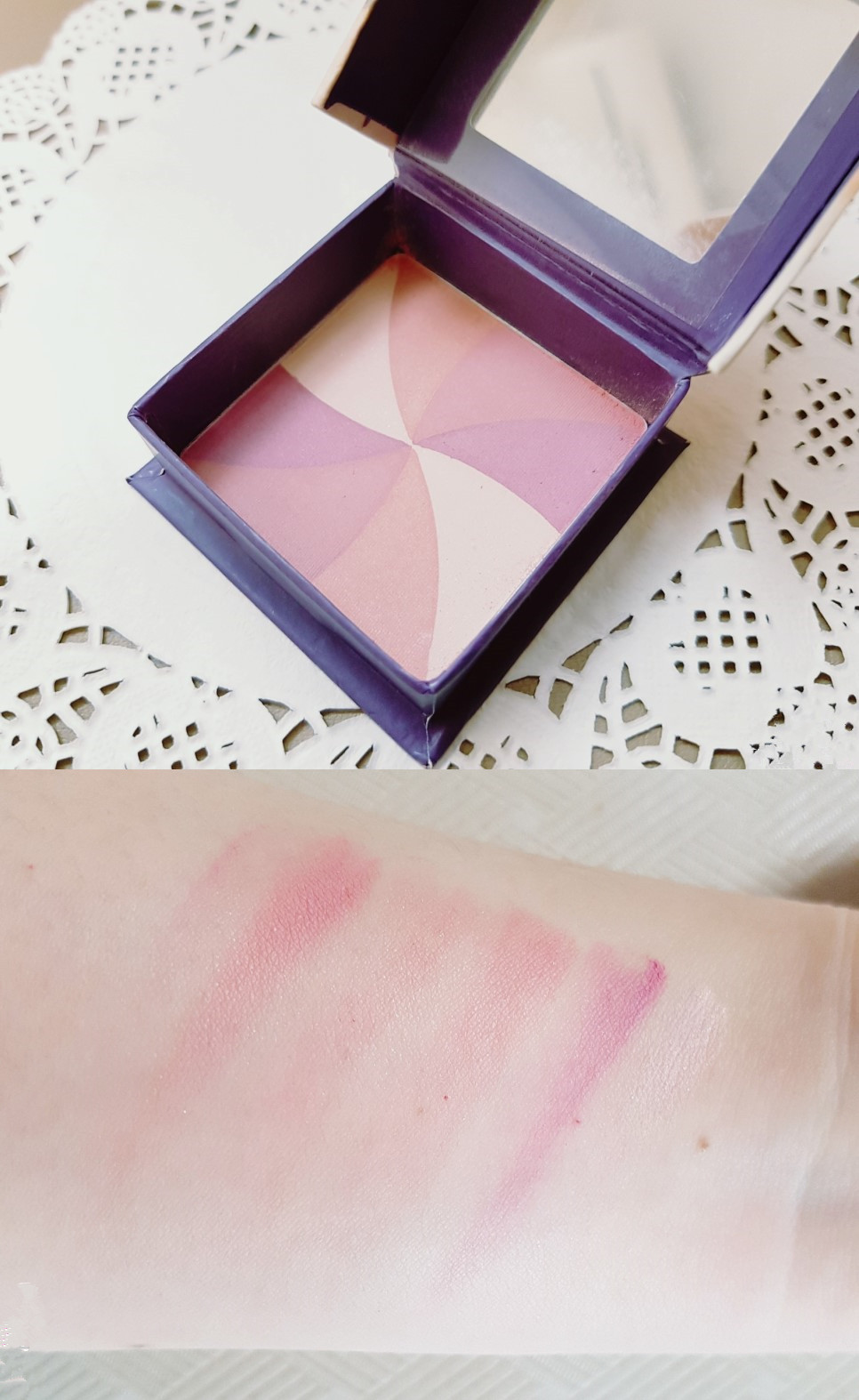 jillleen腮红薰衣草紫,romand融化熏衣草腮红