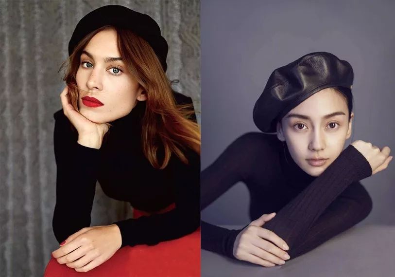 贝雷帽的戴法教程全过程,冬天贝雷帽的戴法