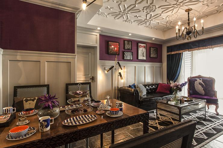 172平米新家美式混搭风格很温馨 (72平米美式全屋定制家具)