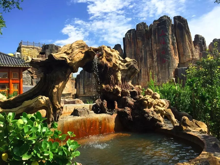 山东德百温泉旅游小镇,德百温泉水上世界