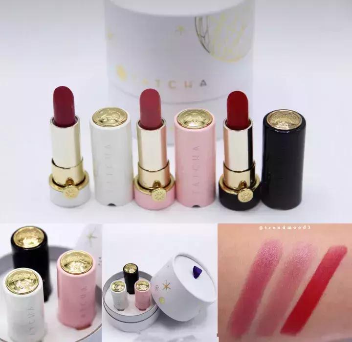 晒男友送的口红,明星晒自己口红