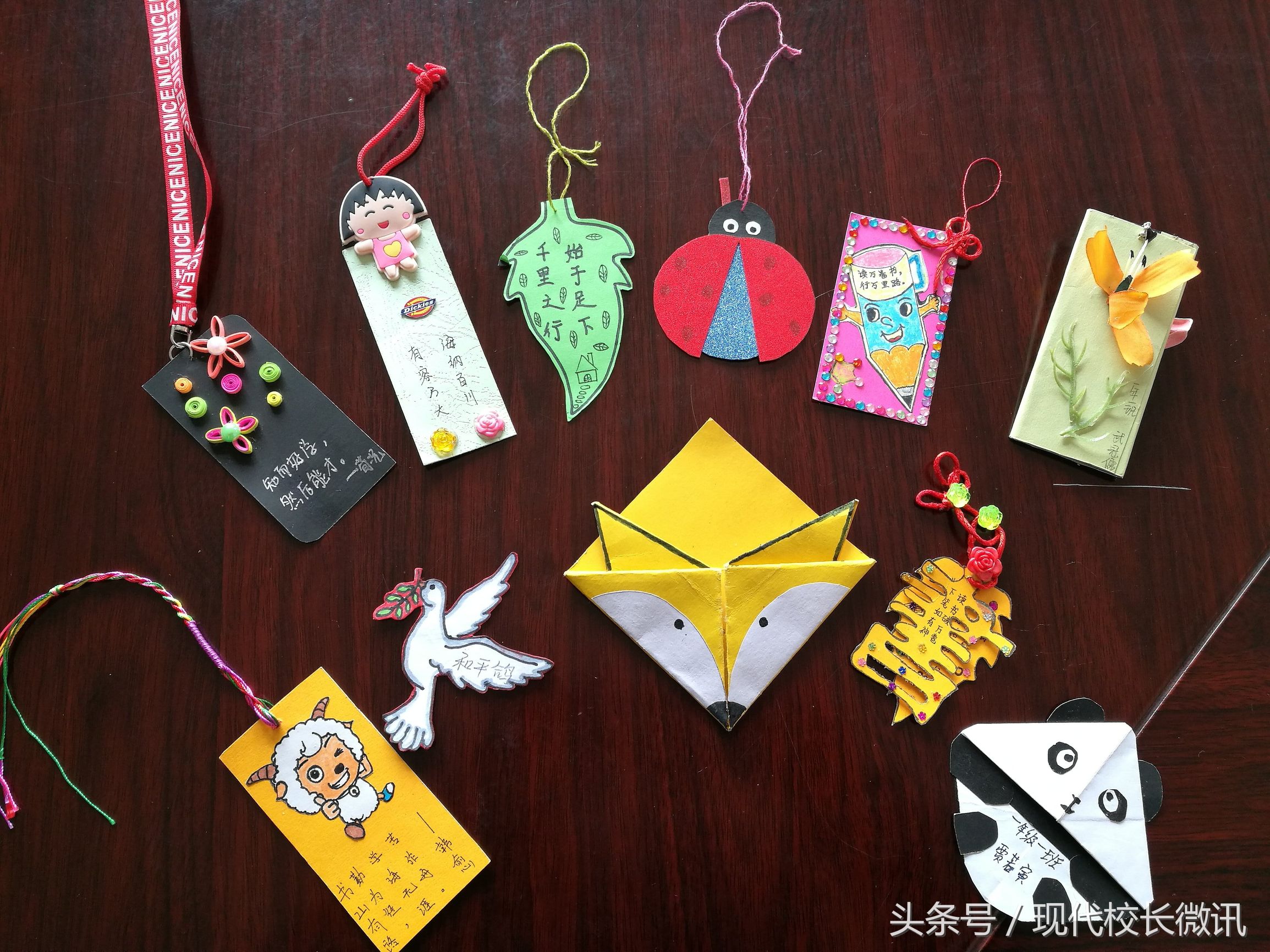 浙风十里主题书签手工制作小学,梅园书签制作小学生