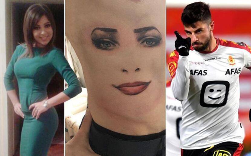 梅西胳膊纹身完整图,梅西最新纹身