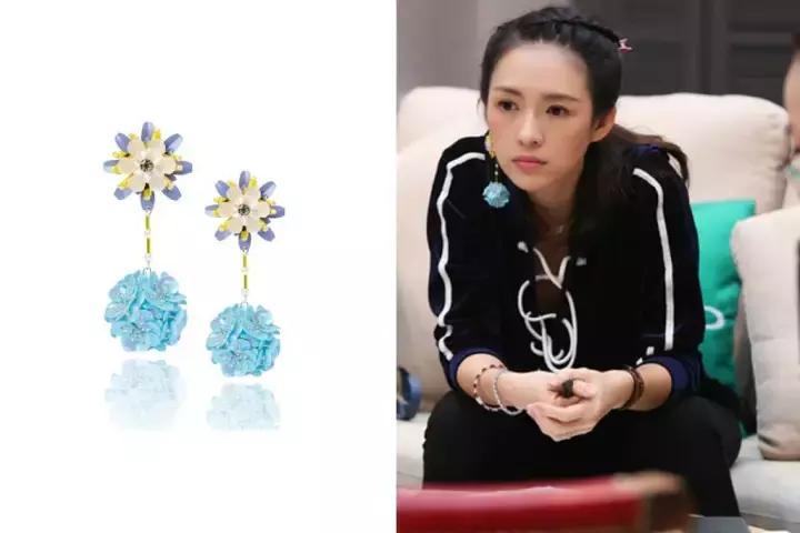 章子怡扔鞋是真的假的,章子怡不规则耳环