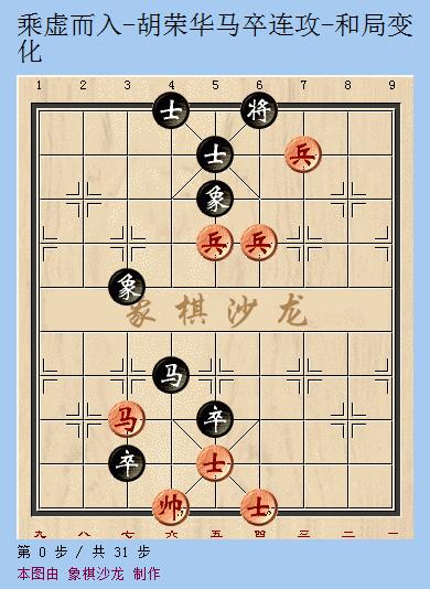 残局破解大师胡荣华,象棋大师残局闯关1