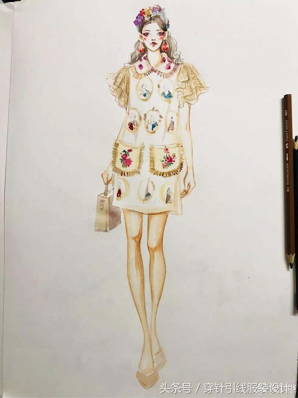 时装手绘视频,时装手绘女装效果图素材资料