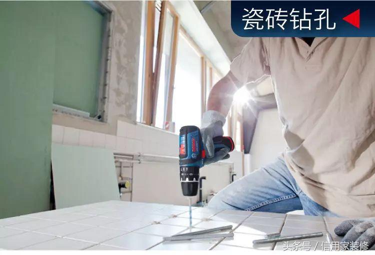 橱柜瓷砖打孔不开裂,瓷砖怎么打孔不坏水