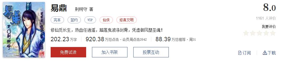 起点有哪些被你奉为神作的小说,起点8.3分高评价口碑网络小说