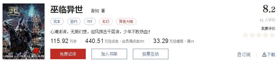 50大公认网络小说神作,网络评分最高小说20部