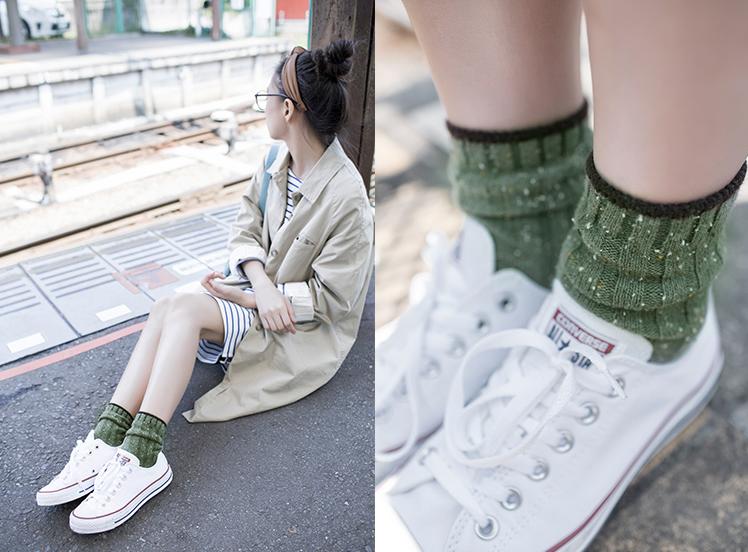 小黑鞋配白袜穿搭,穿衣穿鞋要注意哪些