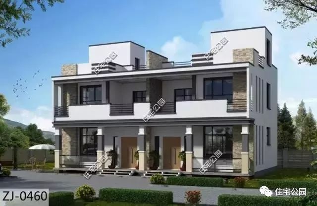 十佳最美农村别墅三层7x12米,农村别墅户型设计大全