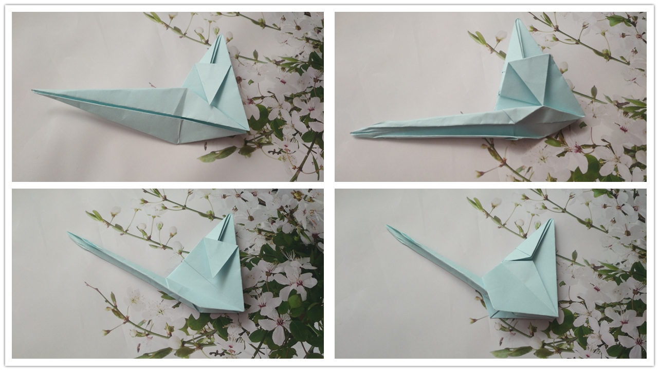 折纸十二生肖鼠的简单教程,折纸可爱小老鼠折法