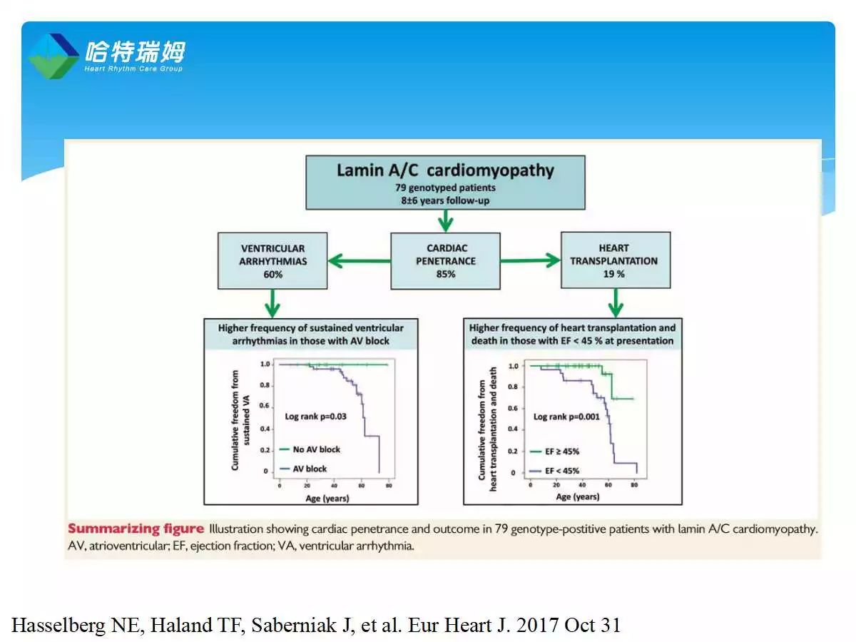 「心声」ESC最新在线发表—LaminA/C（核层蛋白A/C）心肌病