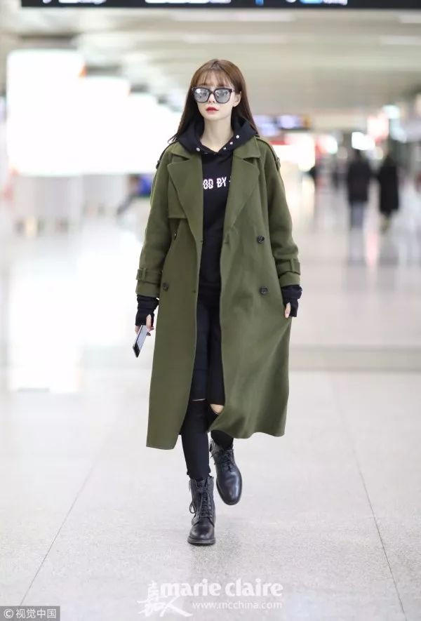 刘雯马丁靴搭配,刘雯宋茜夏天穿搭