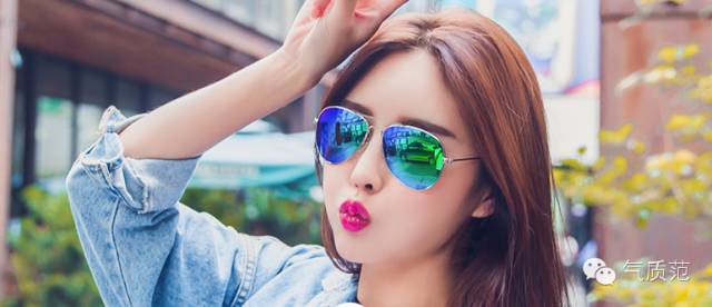 墨镜的正确戴法图片,什么脸型适合戴什么样的墨镜男