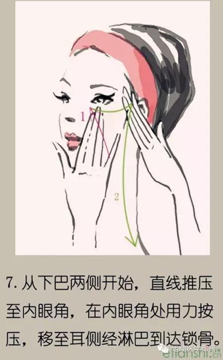 爆火日本眼部按摩法,日本七步美容手法