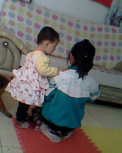 两个贴心小棉袄妈妈,两个小棉袄妈妈