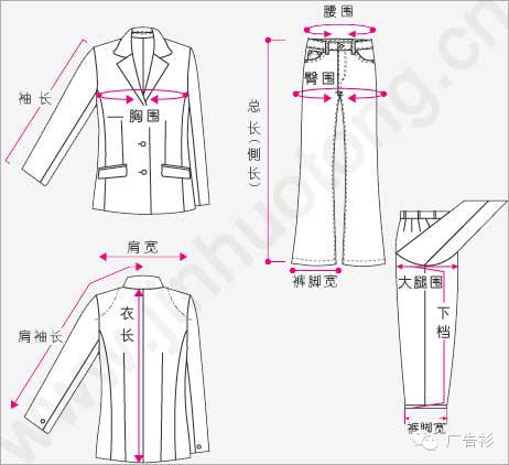 t恤衫尺寸测量方法,美国t恤尺码对照表
